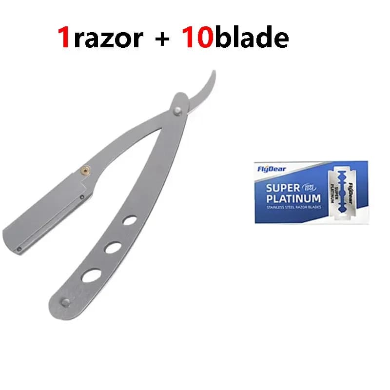 Stainless Steel Straight Razor Folding Blade