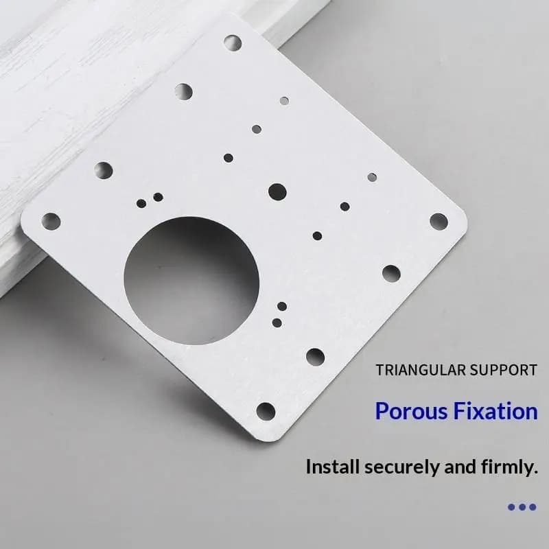 Stainless Steel Hinge Repair Bracket Kit 4-Piece