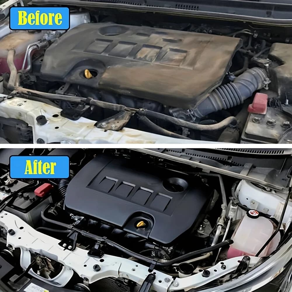 Car Engine Bay Cleaner Restorer Powerful Decontamination Cleaning Product For Engine Compartment Car Cleaning Polishing Product