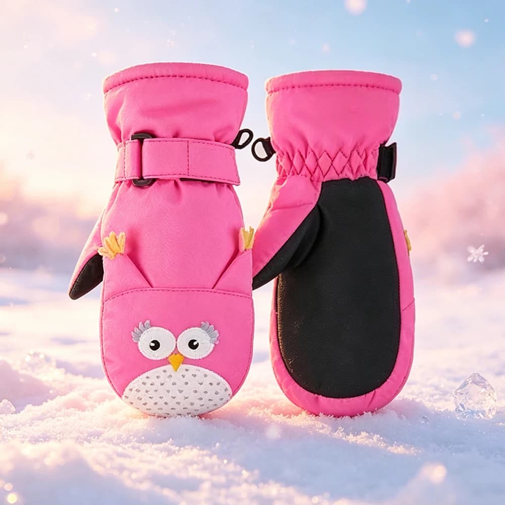 Kids Winter Mittens with Fleece Lining