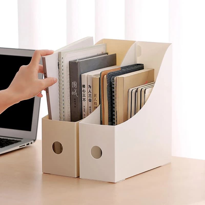 Folding Desktop Document Storage Box