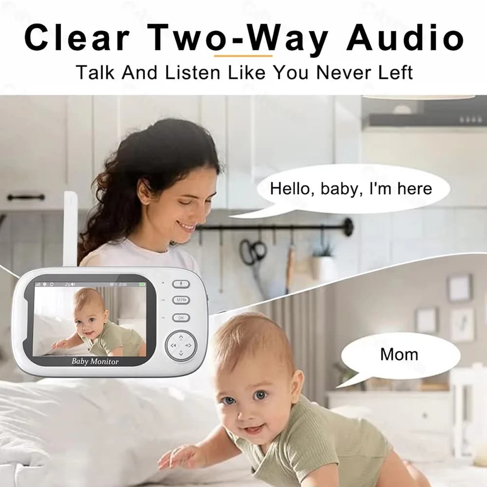Baby Monitor with 3.5 inch Display and Camera