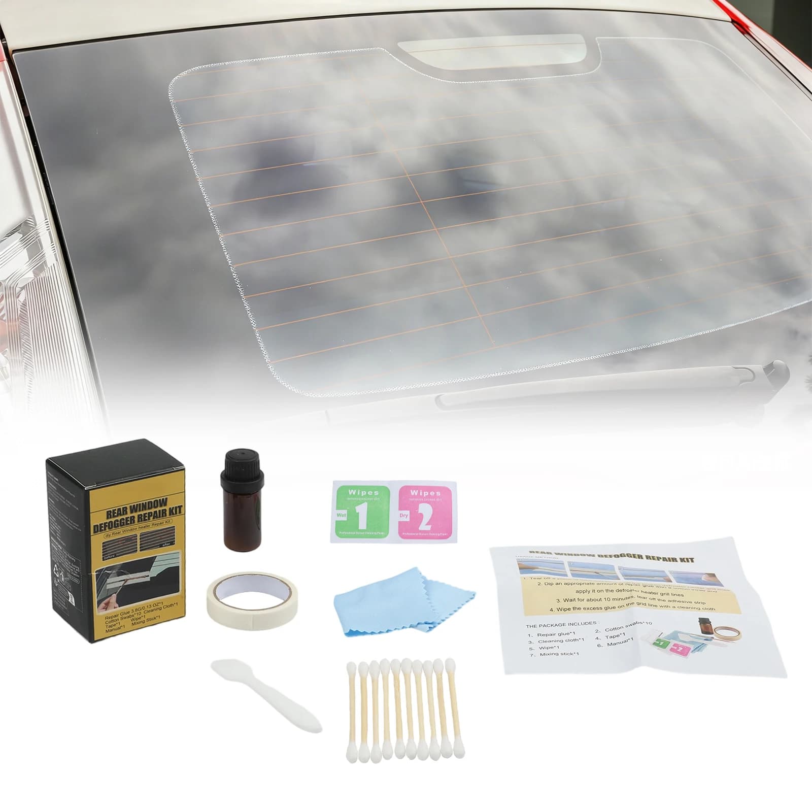 Car Rear Windshield Defogger Repair Kit