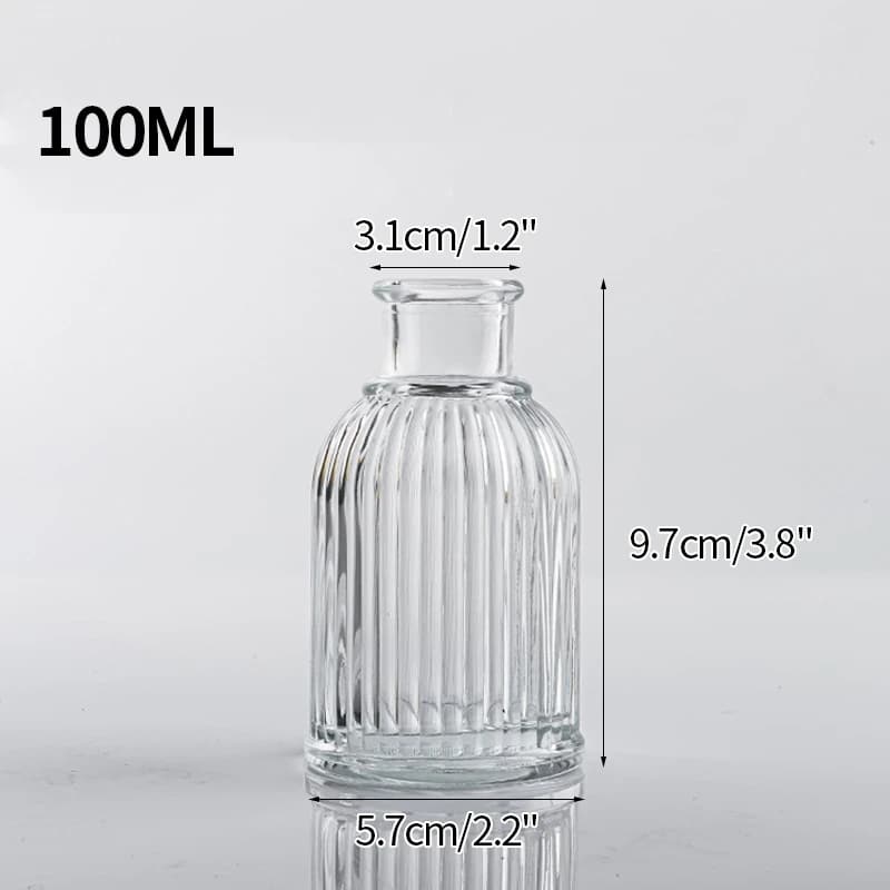 Clear Glass Minimalist Flower Vase