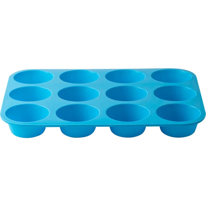 Silicone 12-Hole Baking Mold For Chocolate Cupcakes