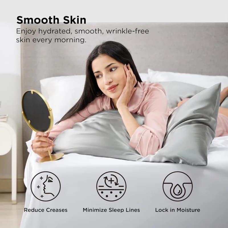 Satin Pillowcase Set – Soft Cooling Pillow Covers