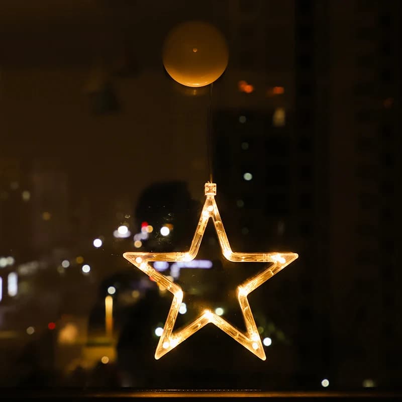 Warm LED String Lights 55cm Battery Powered