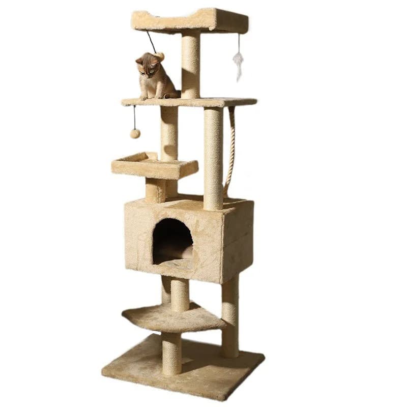 Cat Supplies, Sky Pillar, Jumping Platform, Tree Trunk, Large Scratching Column