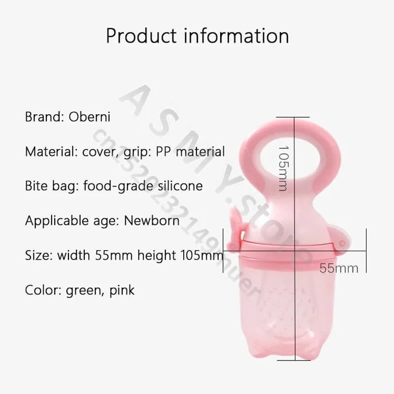 Baby Fresh Fruit Silicone Feeding Nibbler Bottle