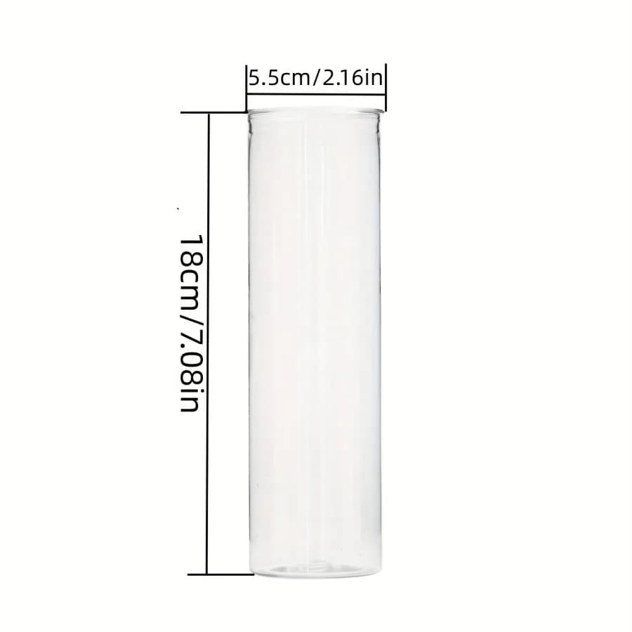 Clear Plastic Cylinder Vase