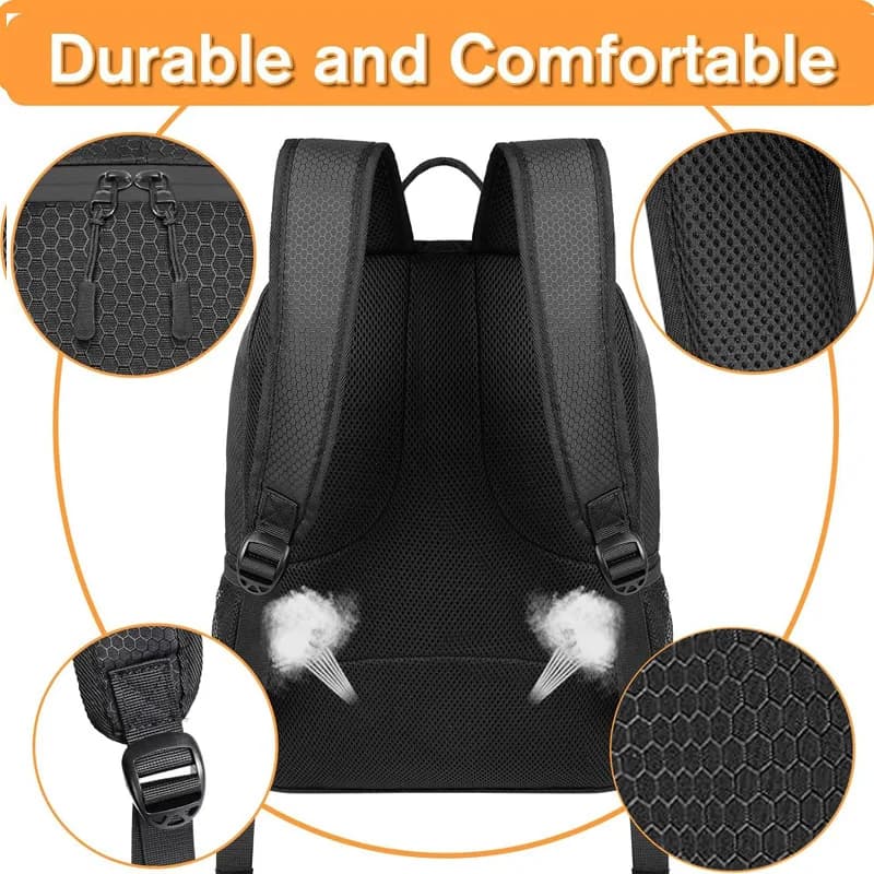 Multi-functional Sports Backpack Soccer Gear Bag with Independent Shoe Compartment Waterproof Outdoor Light Travel Backpacks