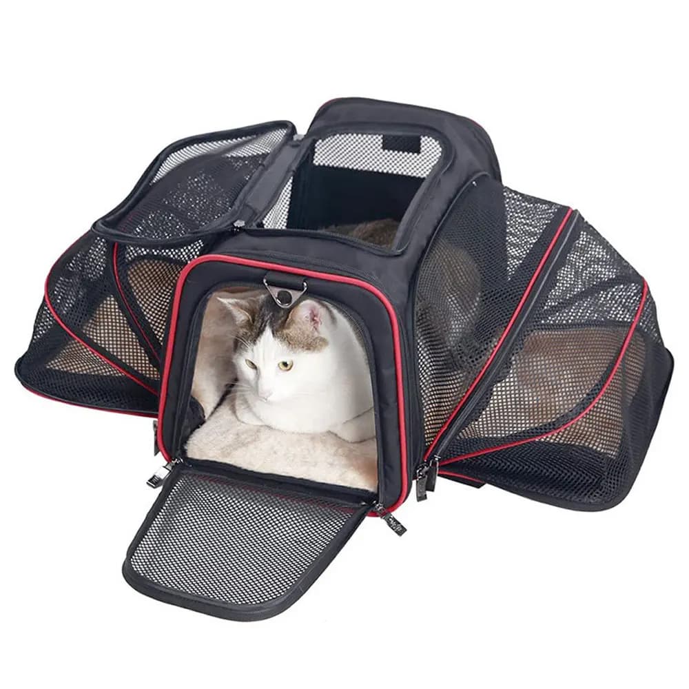 Pet Carrier Bag Portable Breathable Foldable