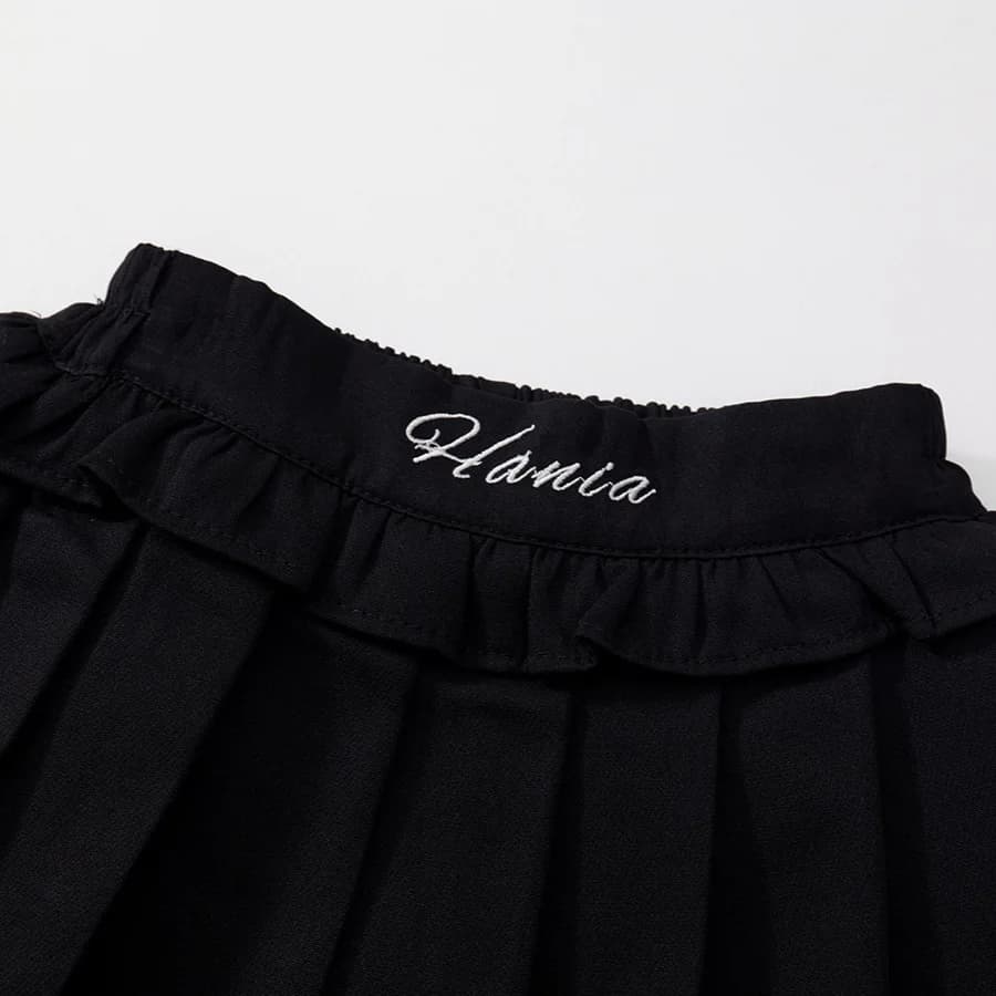 Girls' Pleated College Style Skirt