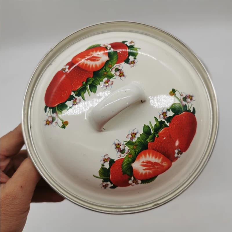 Strawberry Enameled Cookware Set 3-Piece