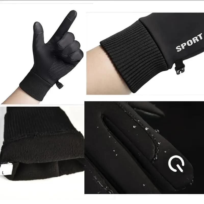 Waterproof Fleece Winter Cycling Gloves