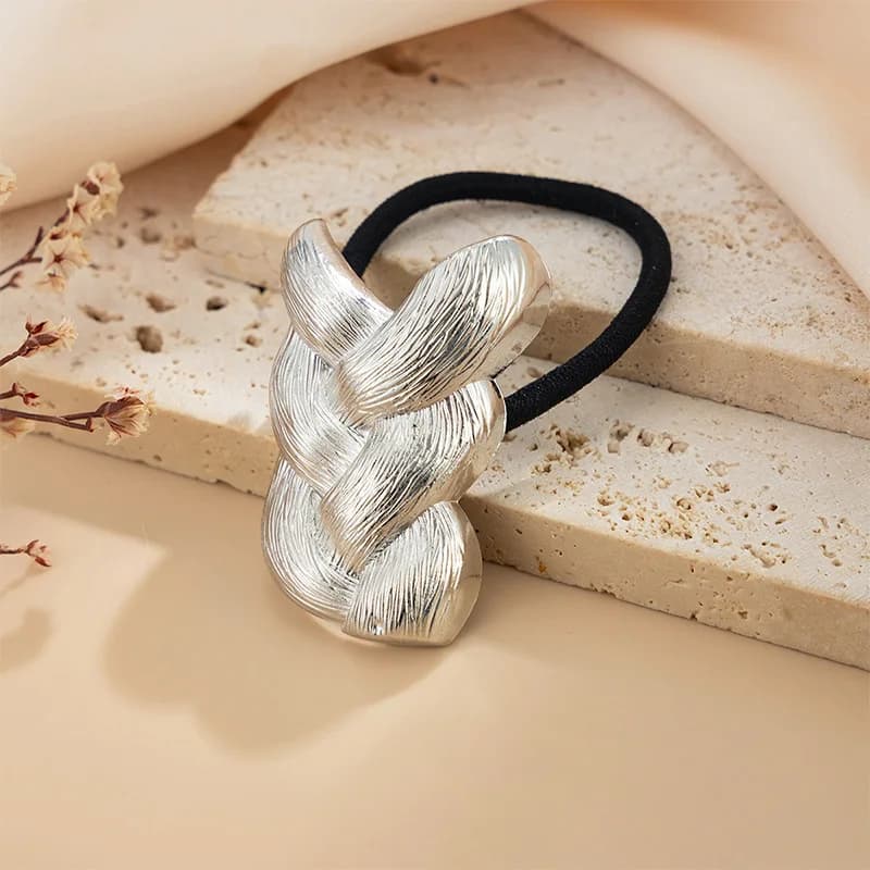 Hair Accessories  Hair Bands Punk Elastic Headband Women Girls Braid Unique Design Ponytail Hair Tie Rubber Band Y2k Children