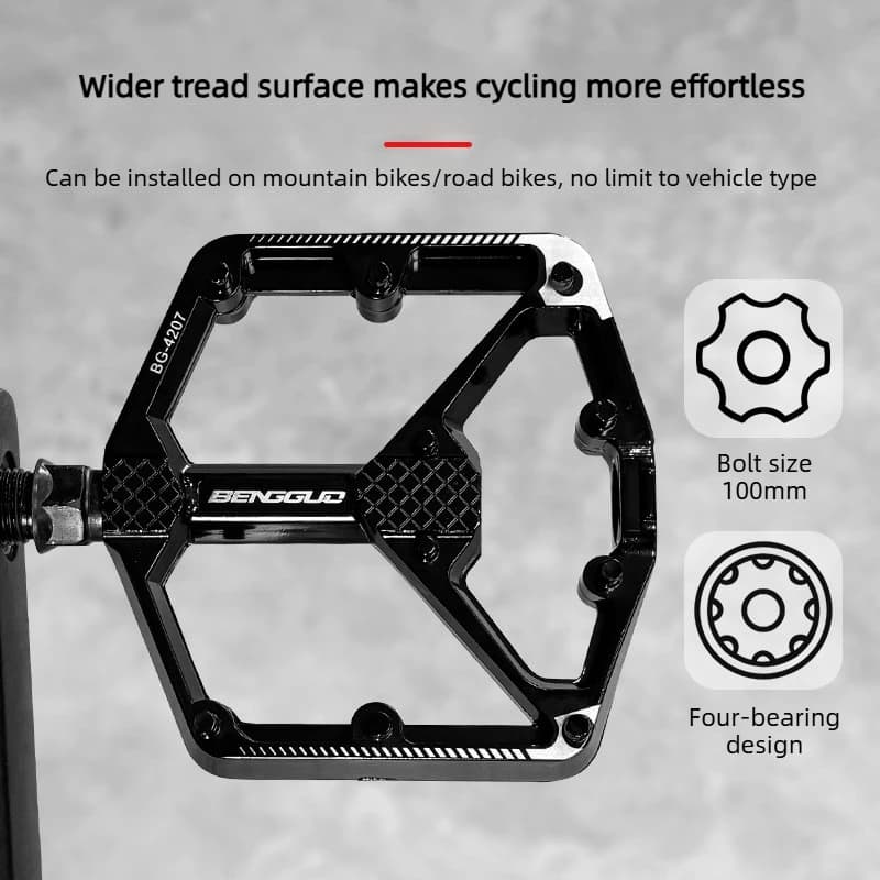 Aluminum Alloy Bicycle Pedals with Quick Release