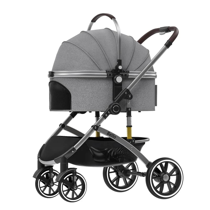 carrinho pet (Ready to Ship) Luxury Pet Trolley Manufacture Pet Stroller Dog Cat Trolley Pet Carriers & Travel Products