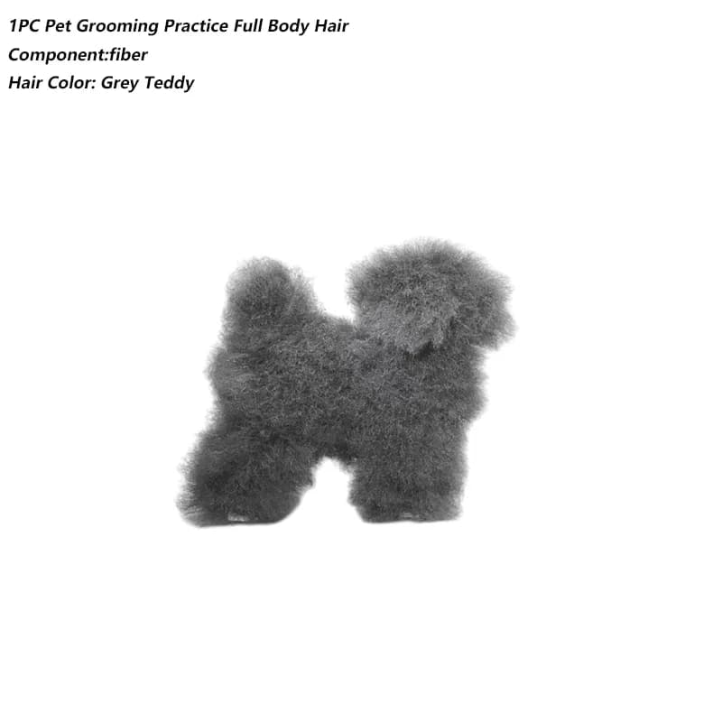 Pet Grooming Training Hair For Dog Model DIY Styling And Scissor Practice Tool B03D