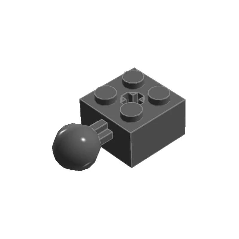 2x2 Brick with Ball Joint and Axle Hole Set