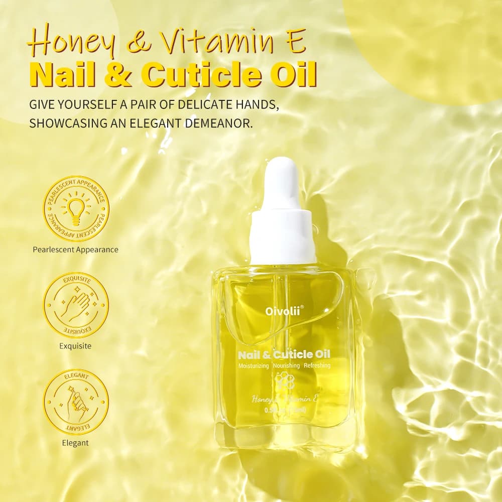 Vitamin E and Honey Cuticle Oil