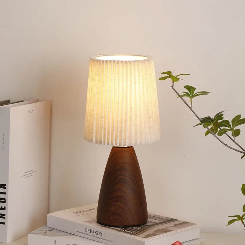 Retro LED Ceramic Table Lamp with USB Charging