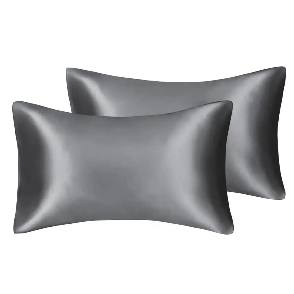 Satin Pillowcases Queen Size Pair