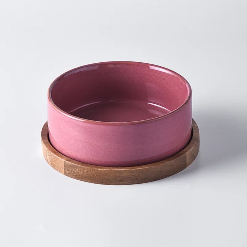 Ceramic Cat Food and Water Bowl