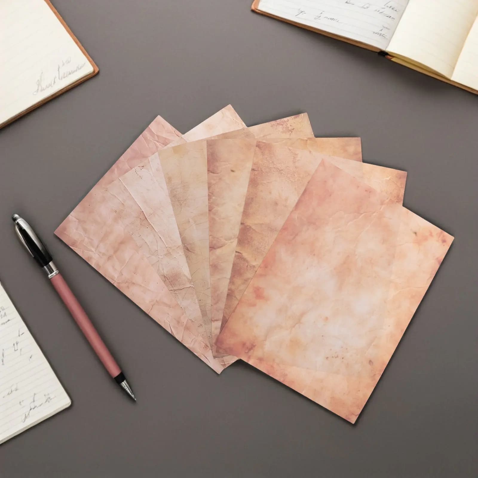 Vintage Parchment Paper A4 Double-Sided 48 Sheet