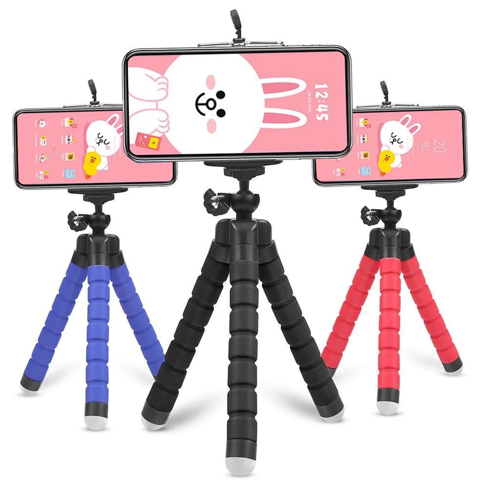 Flexible Tripod Phone Holder Stand