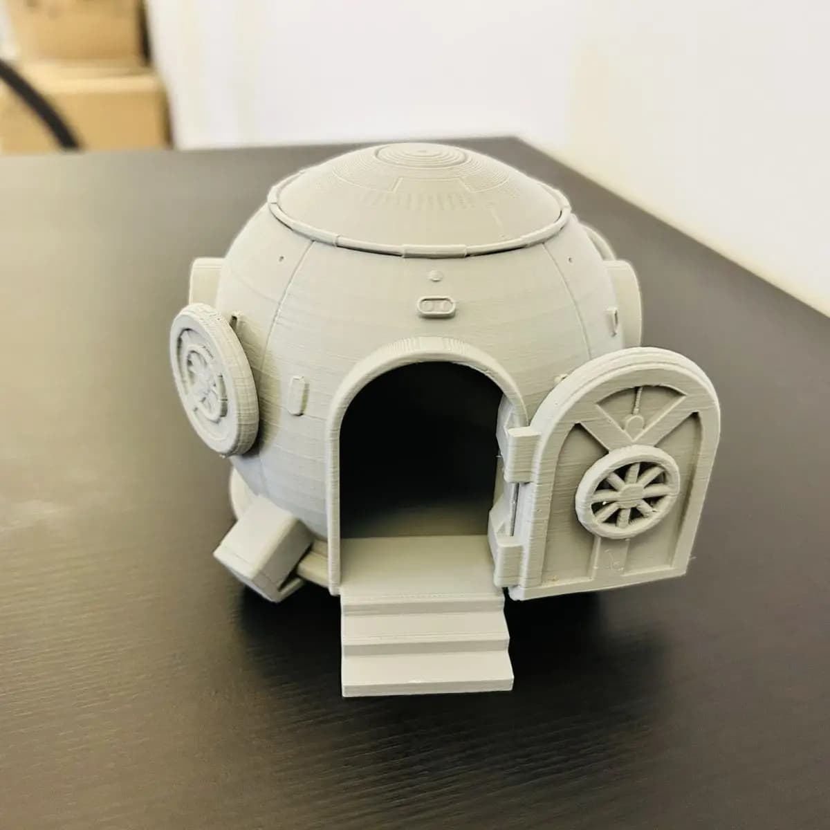 Nautical Steampunk Aquarium Decor 3D Printed Retro Themed Fish Tank Ornament Landscapes Fish Shrimp Shelter Aquarium Accessories