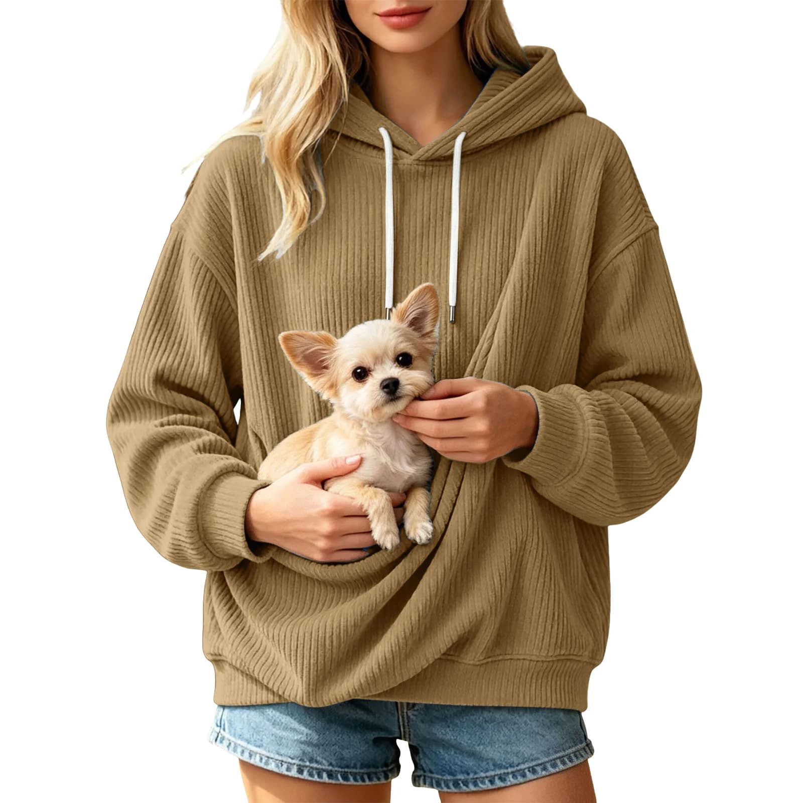 Pet Carrier Hoodie Sweatshirt