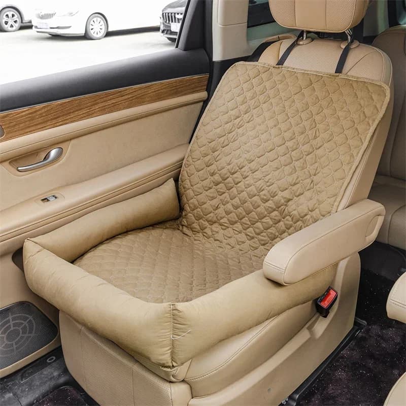 Quilted Pet Car Seat Cushion