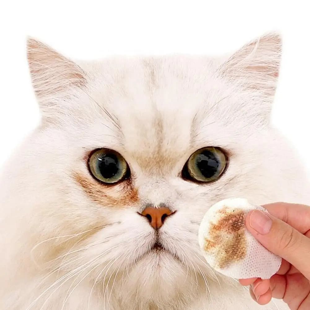 Pet Cleaning Wipes 200Pcs/Tub Non-Woven Fabric Dog Eye Wipes Tear Stain Remover EDI Water Gentle Cat Wipes For Pet Grooming