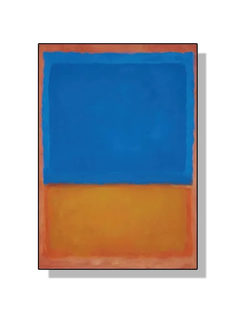 Abstract Colorfield Canvas Wall Art Print