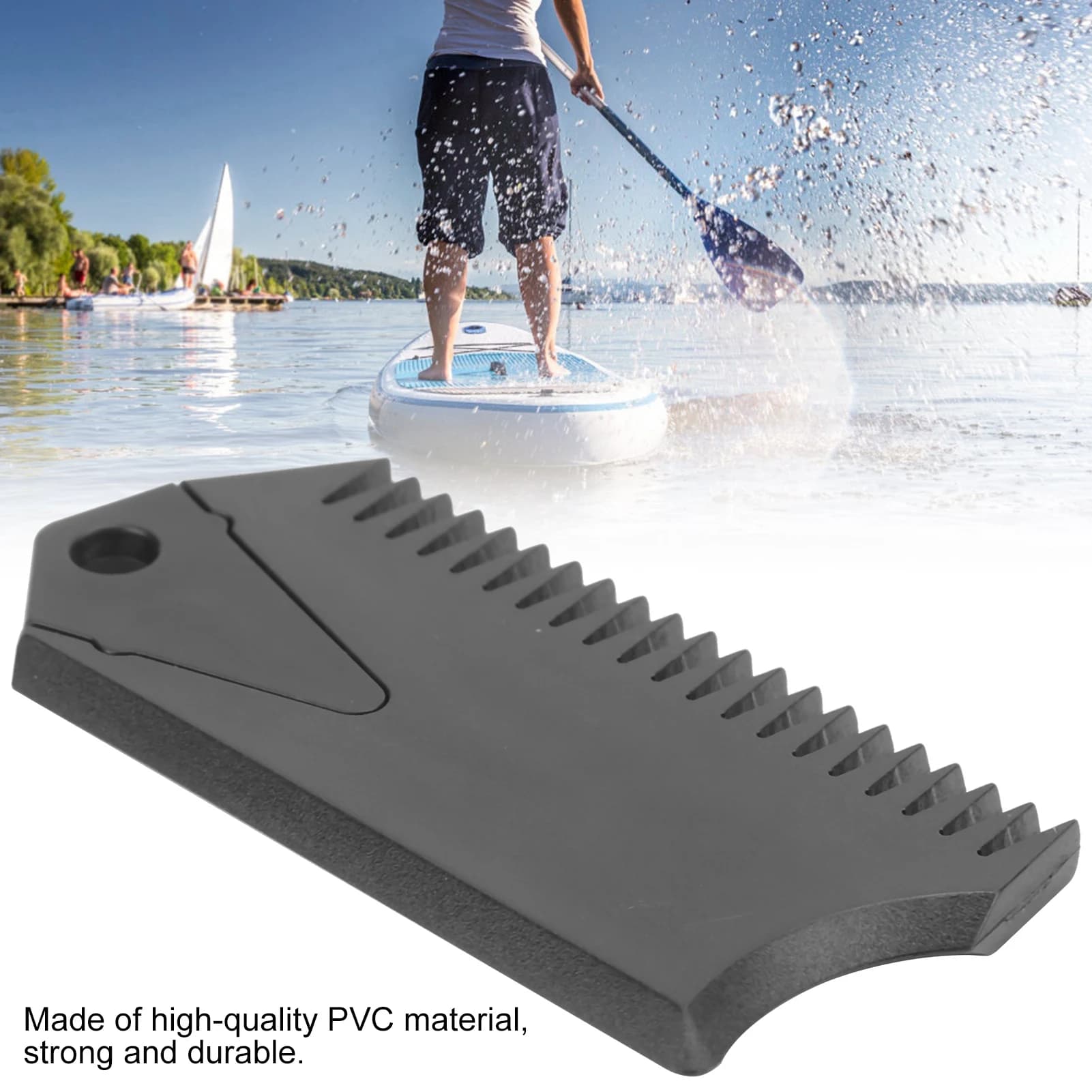 Surfboard Wax Comb with Fin Key