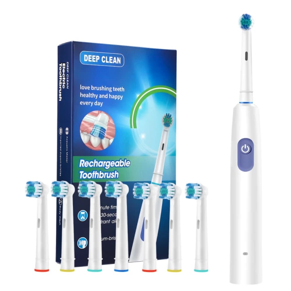 Electric Rotary Toothbrush With Smart Timer