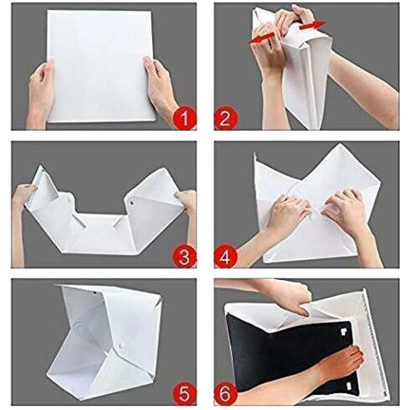 Portable LED Photography Light Box Studio