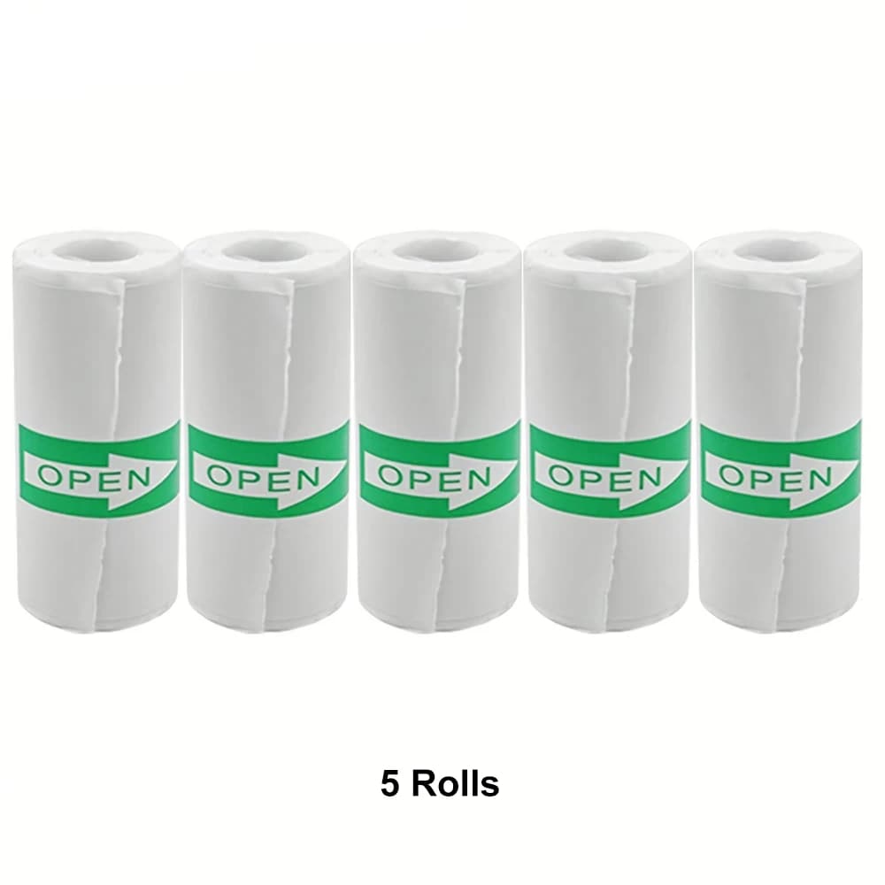 Mini Printer Thermal Sticker Paper Rolls