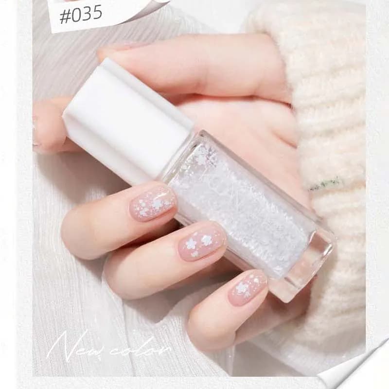 40-Color Water-Based Peel-Off Nail Polish Set