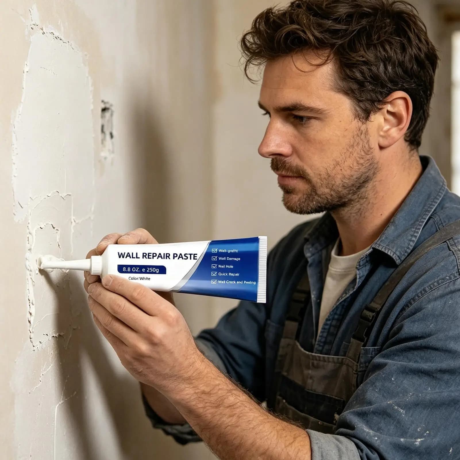 Drywall Repair Kit with Scraper and Putty