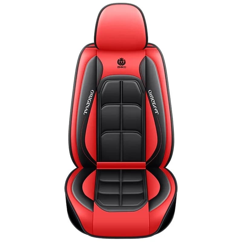 Universal Single Seat Cover For Car Front Driver Passenger Seat Leather Full Coverage Cushion Protector Auto Interior Decor