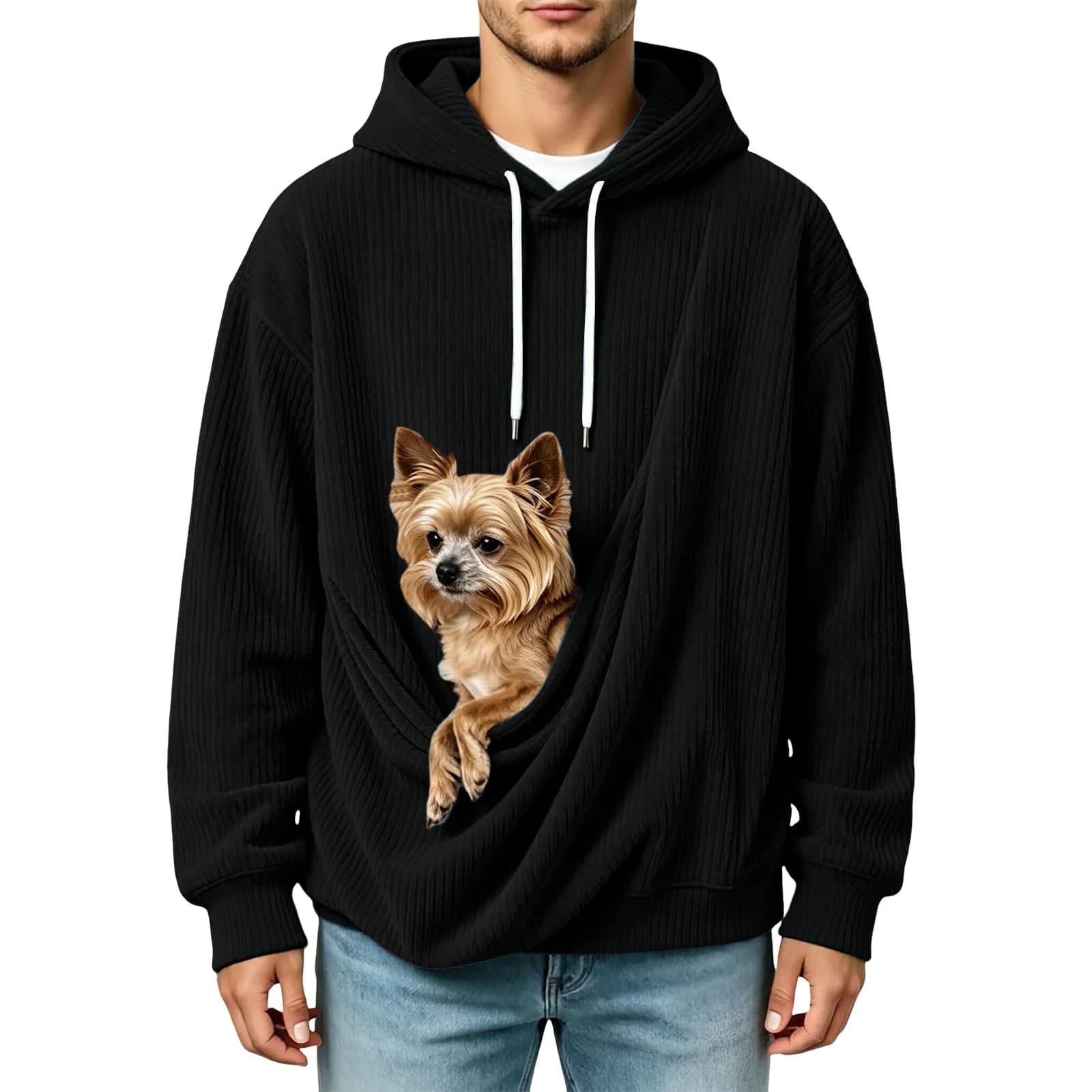Pet Carrier Hoodie Sweatshirt