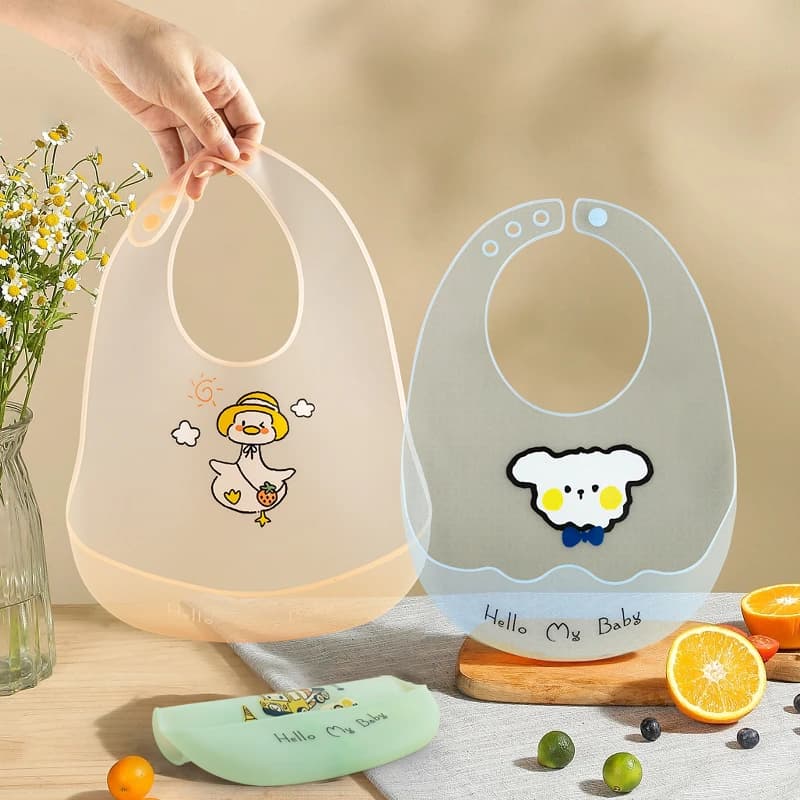 Cute Cartoon Animal Waterproof Baby Bib