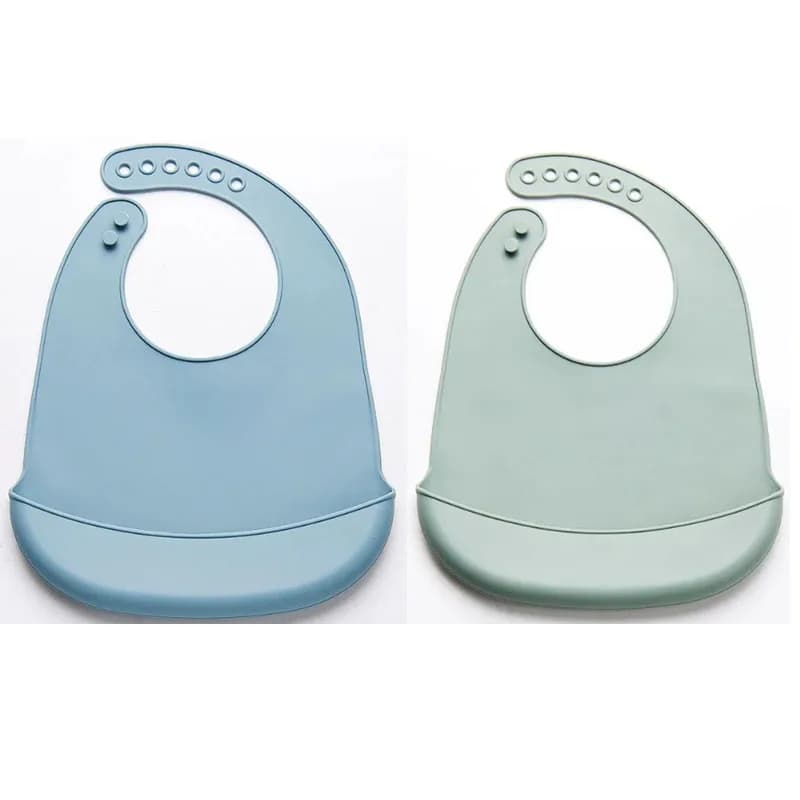 Baby Bib Adjustable Waterproof Bibs Babies Soft Edible Silicone Newborn Saliva Dripping Towel Drooling Children Scarf BPA Free