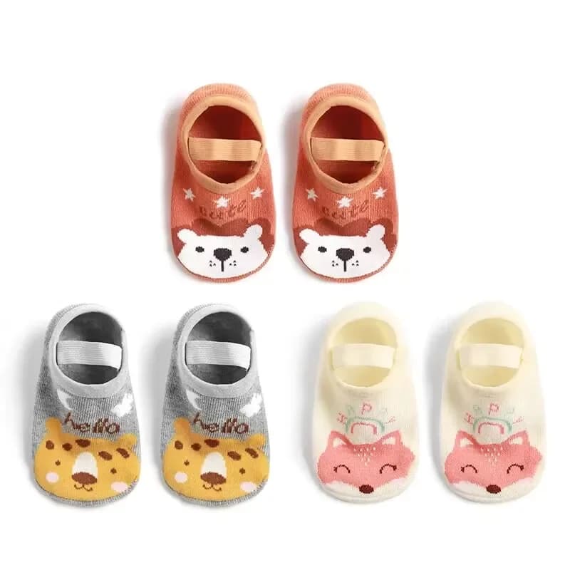 Kids Non-Skid Toddler Socks with Grip Sole