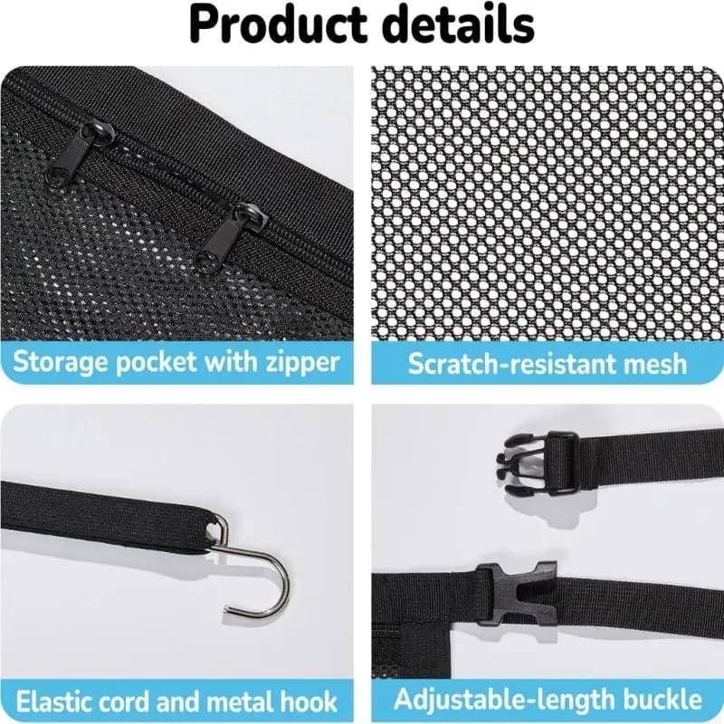 Car Rear Pet Barrier Mesh Divider