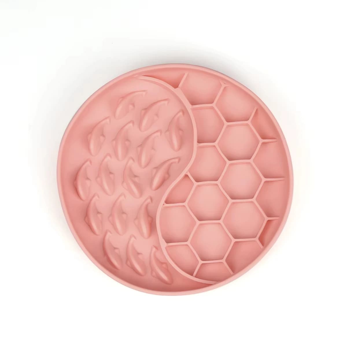 Pet Licking Mat with Dual Design Bowl