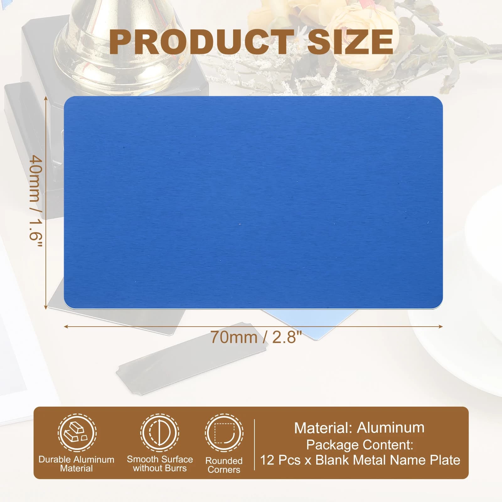 B 70x40mm 12Pcs
