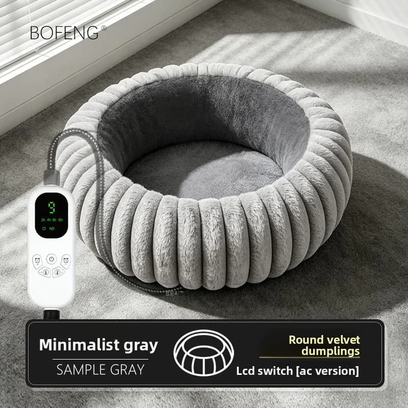 Heated Pet Bed with Smart Temperature Control